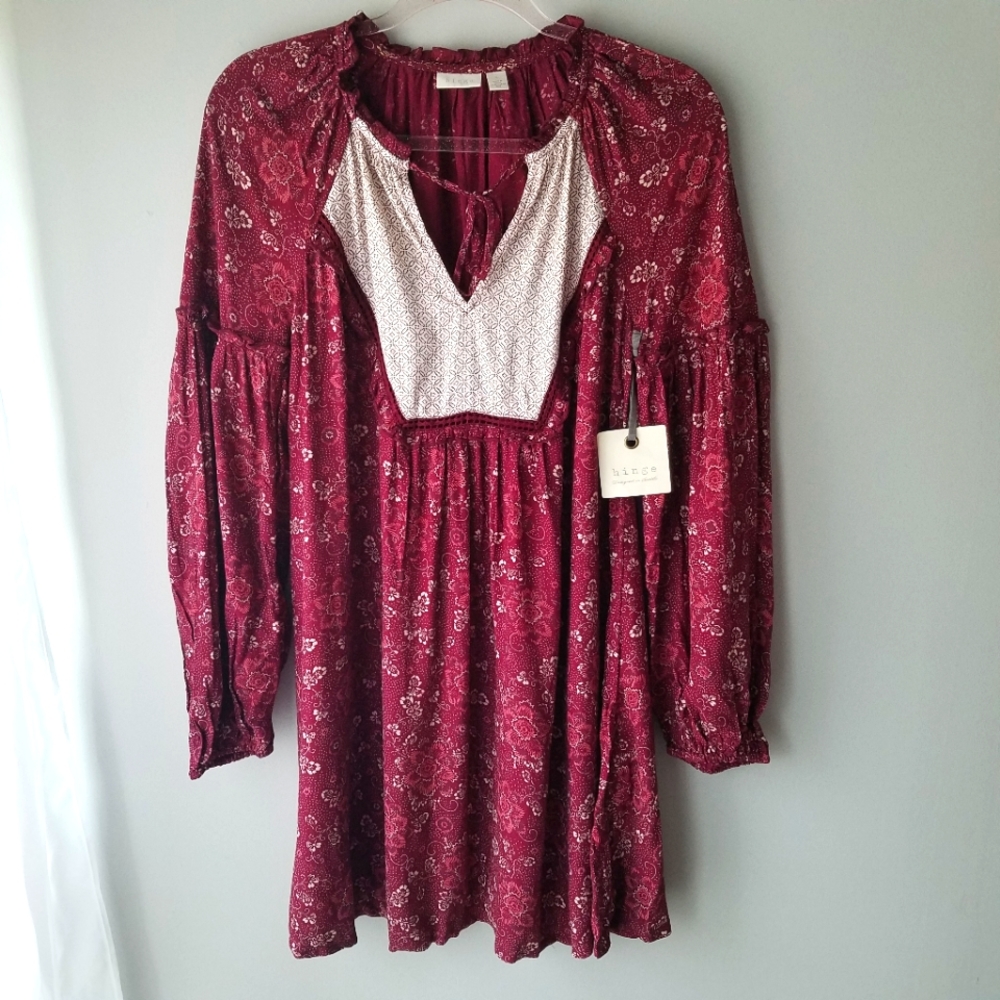 Hinge Peasant Dress NWT Size Small
